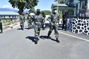 Pangdam XVIII/Kasuari Terima Kunjungan Pangkoarmada III