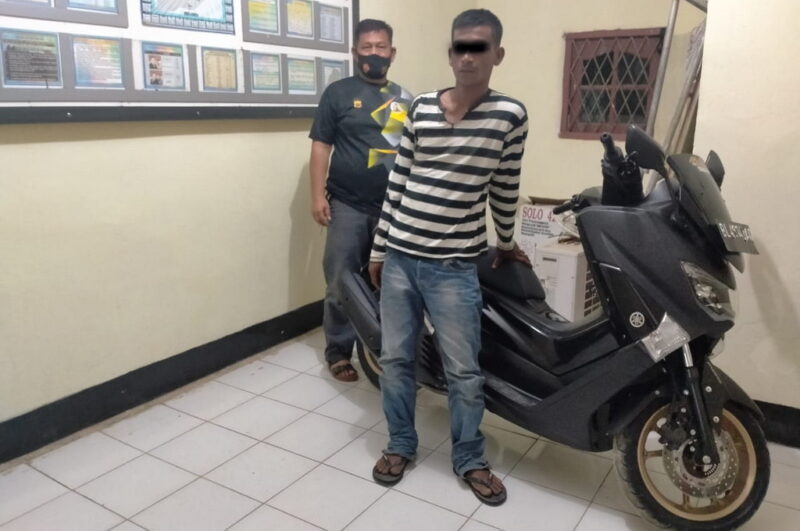 Curi Sepeda Motor, Pemuda Asal Buloh Blang Ara Ini Dirigkus Polisi