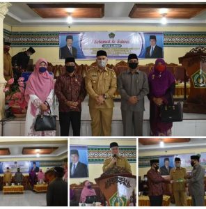 Bupati Aceh Tengah Hadiri Pisah Sambut Kepala Kementerian agama Kabupaten Aceh Tengah