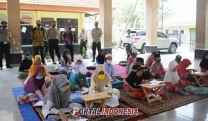 Kapolresta Pasuruan Hadiri Giat Launching Layanan WiFi Bagi Siswa, Di Kampung Tangguh Tambaan
