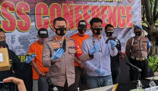 Kasus Kepemilikan Senpi Ilegal, Polres Bandara Soekarno-Hatta Tetapkan Tiga Tersangka 