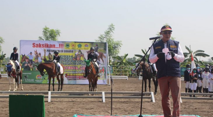 50 Atlet Berkuda Bertanding di Event Dandim Equestrian Yussar Internal Cup 2020 di Tanggulangin