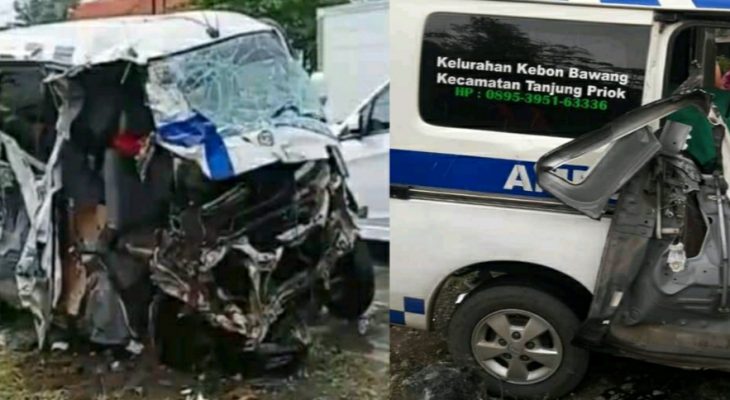 Tabrak Tronton di Banyumas, Ambulan Pembawa Jenazah dari Jakarta Ringsek, Sopir Tewas Seketika