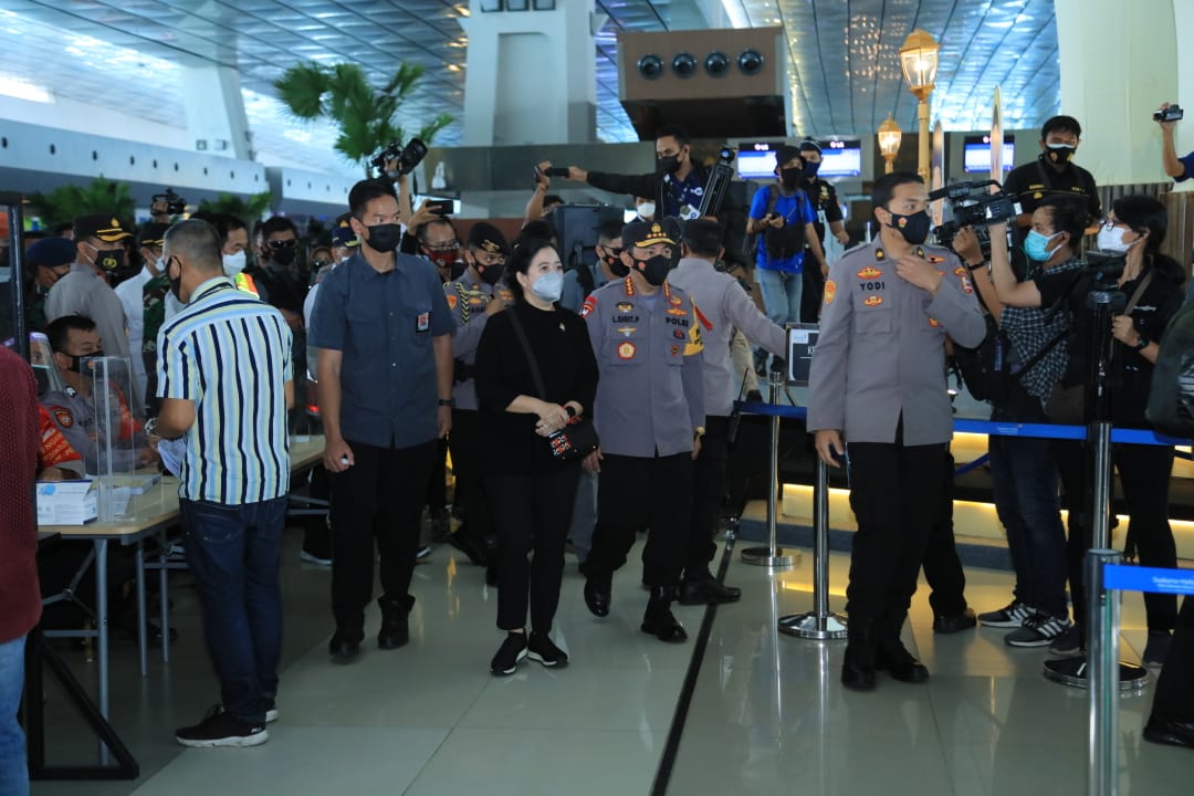 Ketua DPR Puan Maharani: Jumlah penumpang di Bandara Soetta Menurun, pengawasan harus ekstra Ketat
