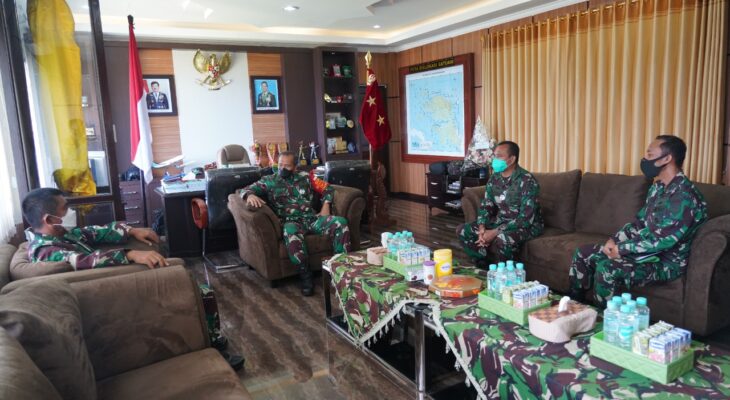 Pangdam XVIII/Kasuari Terima Kunjungan Tim Dalproggar TNI AD
