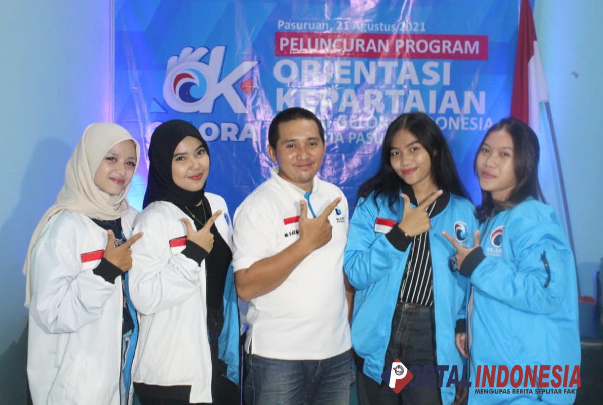 Peluncuran Program OK Gelora Indonesia, Diwarnai Gabungnya Kaum Millenial Ke Partai Gelora Kota Pasuruan