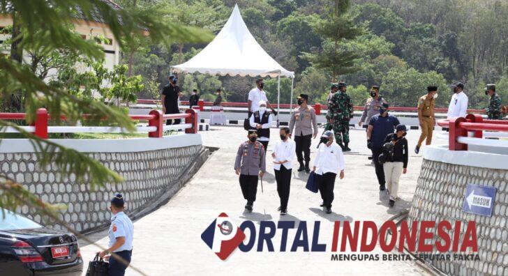 Presiden Jokowi Resmikan Bendungan Bendo, Ponorogo