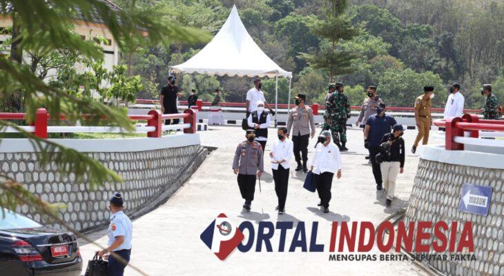 Presiden Jokowi Resmikan Bendungan Bendo, Ponorogo