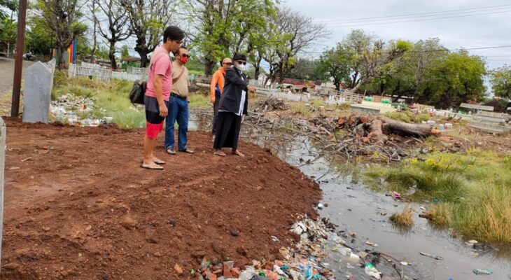 Antisipasi Banjir Rob, Areal TPU di Desa Kalibuntu Ditinggikan