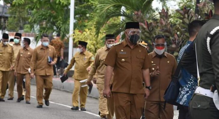 Bupati dan Wabup Hadir Ikuti Pengarahan Presiden RI kepada Forkopimda Se-Aceh
