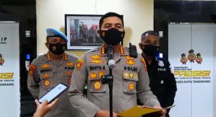 Oknum Polri Banting Mahasiswa Pengunjuk Rasa akan Diperiksa Propam Polda Banten