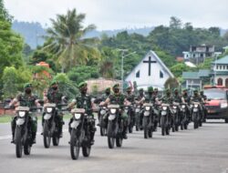 Pangdam Kasuari Serahkan Bantuan Kendaraan Dinas TNI AD Untuk Jajaran Kodam Kasuari