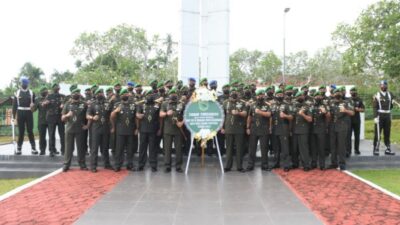 Sambut Hari Juang TNI AD Tahun 2021 dan HUT Ke-5, Kodam Kasuari Gelar Ziarah di TMP Trikora
