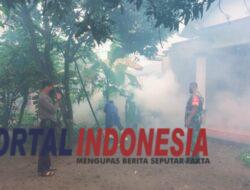 Keliling Desa Bancar Cegah DBD, TNI Dampingi Tim Fogging