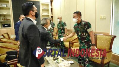 Pangdam ll/Sriwijaya Terima Audensi DPC Peradi Kota Palembang
