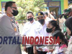 Kapolres Pasuruan Ikuti Vaksinasi Serentak se-Indonesia Secara Virtual Bersama Kapolri