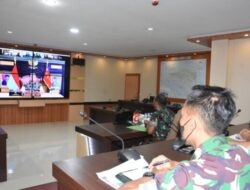 Pangdam Kasuari Ikuti Vicon dengan Panglima TNI, Pembahasan Distribusi Bantuan Tunai PKLWN