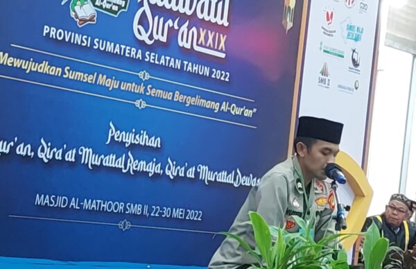 Briptu Husein Personel Polsek Talang Kelapa, Delegasi Lomba MTQ Kabupaten MURA