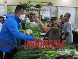 Belanja Senang Sehat Bareng Polresta Sidoarjo di Pasar Tulangan