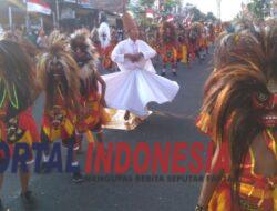 Parade 2.022 Tari Bujangganong Kolaborasi Sufi di Ponorogo Pecahkan Rekor MURI