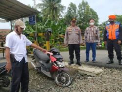 Terobos Palang Pintu, Pemotor di Kebumen Terserempet KA Sawunggalih