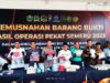 Polresta Malang Kota Musnahkan Barang Bukti 21 Kg Ganja Dan 400 Gr Sabu