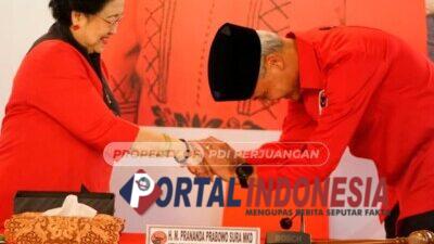Megawati Menetapkan Ganjar Pranowo Sebagai Capres 2024