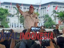 Prabowo Hadiri Halal Bihalal dan Reuni Akbar Purnawirawan Pejuang di JEC Yogyakarta