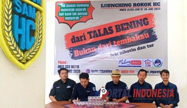 Launching Rokok Berbahan Dasar Talas Bening di Malang