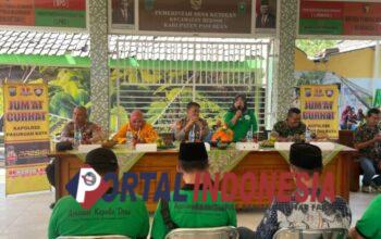 Jum'at Curhat di Balai Desa Ketegan, Kabagren Polres Paskot Sosialisasi Apa Itu RJ