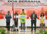 Kodam Kasuari Ikuti Doa Bersama Lintas Agama Jelang HUT Ke 78 TNI, Mohon Keselamatan Kawal Demokrasi Untuk Indonesia Maju