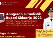 Kominfo Gelar Anugerah Jurnalistik Bupati Sidoarjo 2023 Total Hadiah Rp 24 Juta