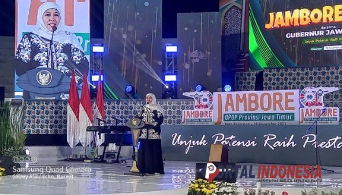 Jambore OPOP 2023 di Kota Pasuruan, Gubernur Khofifah Berharap Eko-Tren Tembus Pasar Dunia