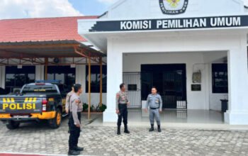 Polres Pringsewu Terjunkan Personel Amankan Gudang KPU