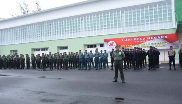 Kodam XVIII/Kasuari, Peringati Hari Bela Negara ke-75 Tahun 2023 “Kobarkan Bela Negara untuk Indonesia Maju”