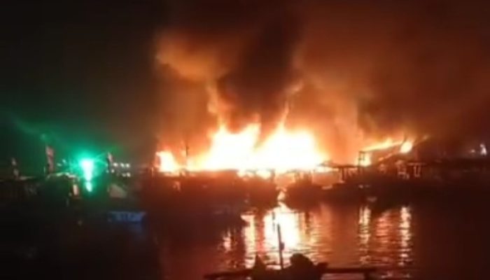 4 Kapal Terbakar di Pelabuhan Perikanan Samudera Cilacap, 1 Nahkoda Meninggal