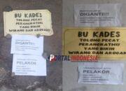 Muncul Selebaran ‘Kasi Pemerintahan’ Tasikmadu Gawe Wirang dan Arogan
