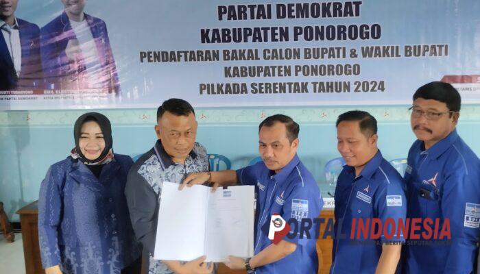 Kang Giri-Lisdyarita Daftar ke Partai Demokrat, Sinyal Koalisi Besar Pilkada 2024 Ponorogo