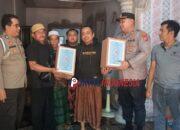 Polres Probolinggo Berikan Bantuan Sosial Kepada Korban Penembakan KKB Papua