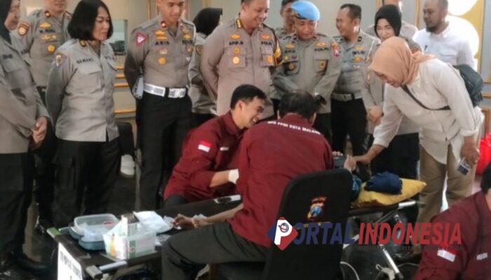 Bakti Sosial Sunat Massal Polresta Malang Kota Disambut Antusias Warga