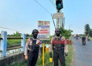Polisi Pasang Imbauan Antisipasi Kepadatan Lalu Lintas di Flyover Jumputrejo
