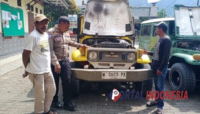 Polres Probolinggo Sosialisasi Tertib Berlalu Lintas Kepada Pelaku Jasa Wisata Jeep Bromo