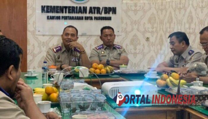 Kantah Kota Pasuruan Menerima Kunker dari Kantah Kabupaten Bondowoso, Studi Tiru Terkait Layanan Sertipikat-El