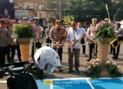 Kombes. Budi Hermanto Launching SPKLU Motor Polresta Malang Kota