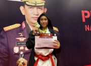 Cabor Karate Piala Kapolri, Anak Kapolsek Lalan Raih Medali Emas