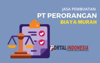 JASA Pembuatan PT Perorangan