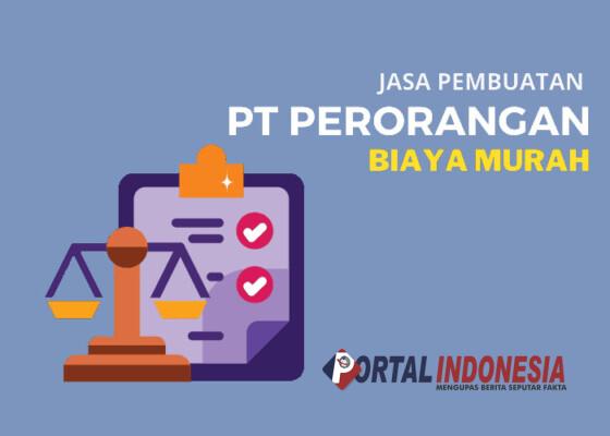 JASA Pembuatan PT Perorangan