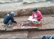 Eksavasi V Situs Bhre Kahuripan Temukan Pagar Sisi Utara