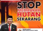 Sekretaris DPRD Musi Rawas Ajak Stop Bakar Hutan