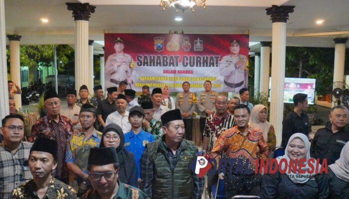 Jelang Pilkada, Polresta Sidoarjo Gelar Curhat Kamtibmas di Gedangan